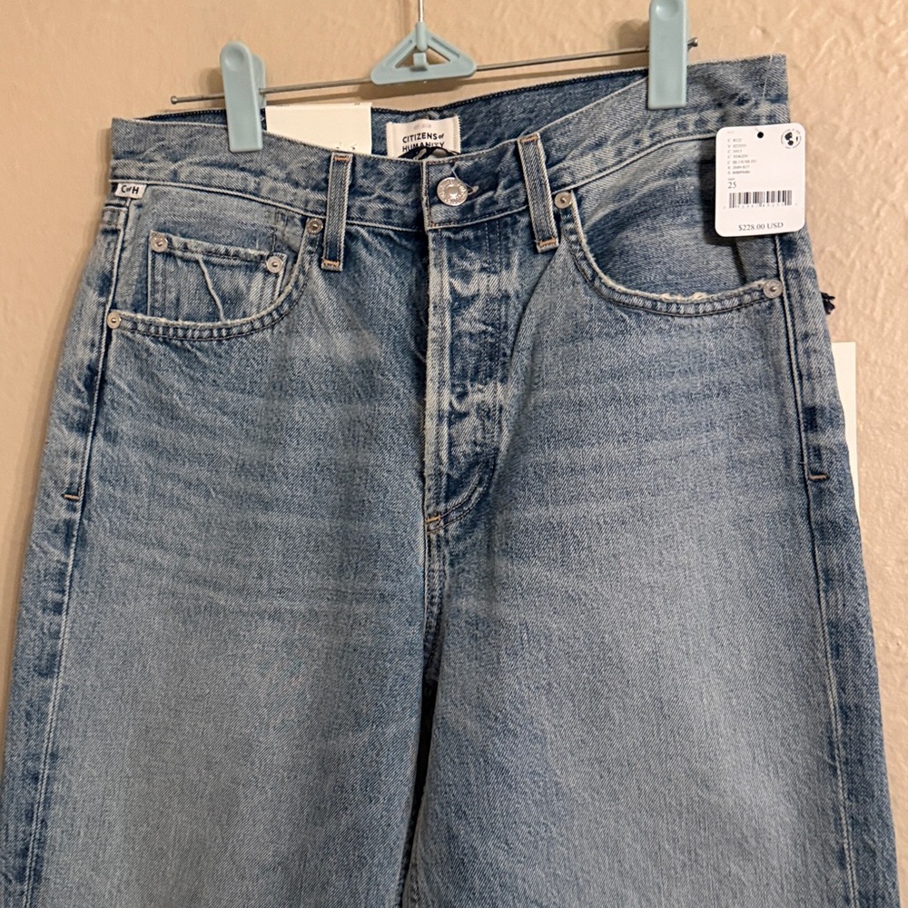Citizens of Humanity Devi Low Slung Baggy Taper Jeans 25 - Picture 3 of 9